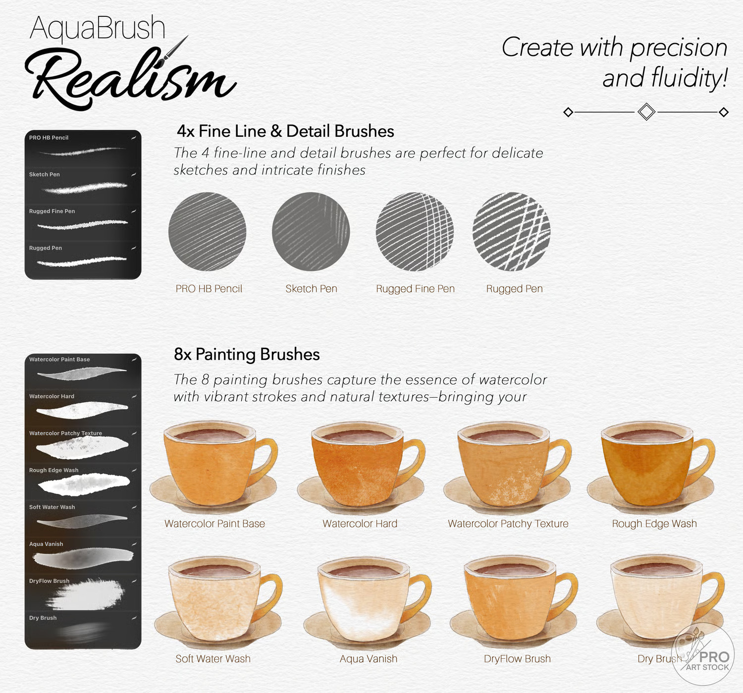 Aqua Brush for Procreate Realism