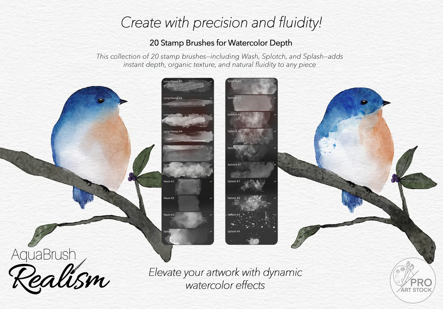 Aqua Brush for Procreate Realism